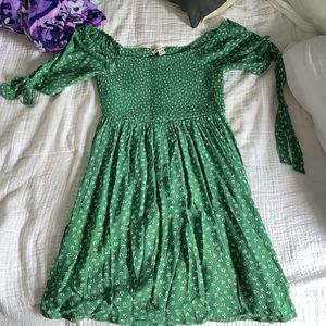 Green dress